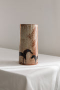 Horse Cylinder Vase