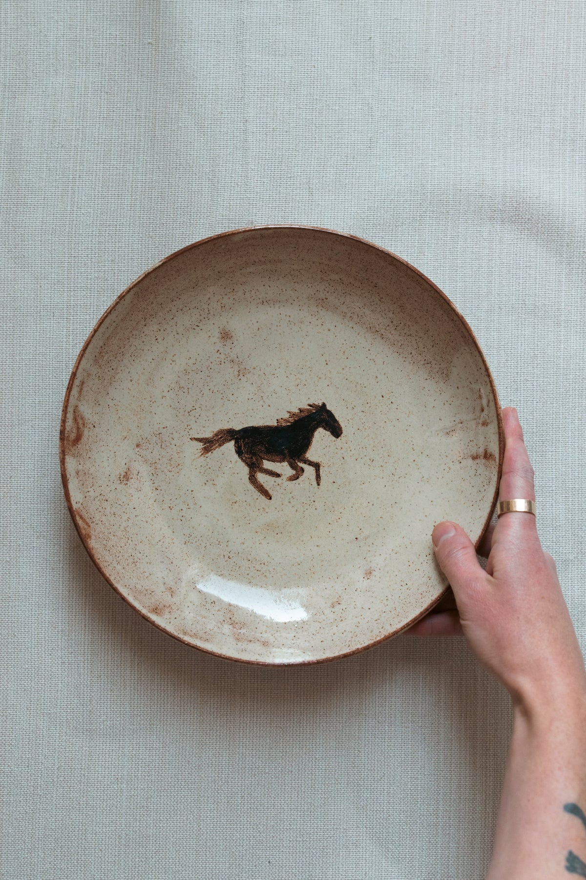 Horse Serving Bowls, Set of 2
