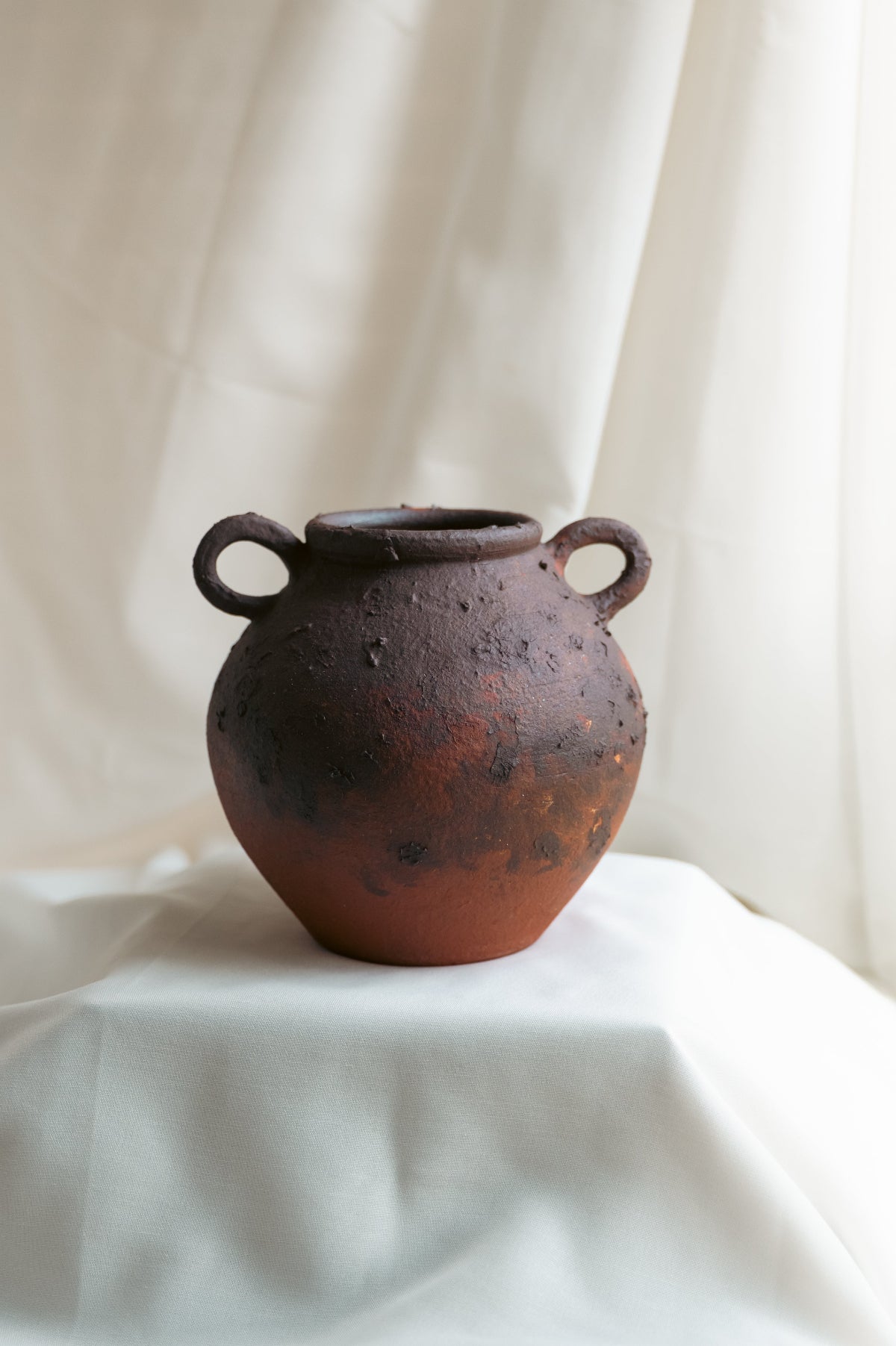 Black and Red Vase