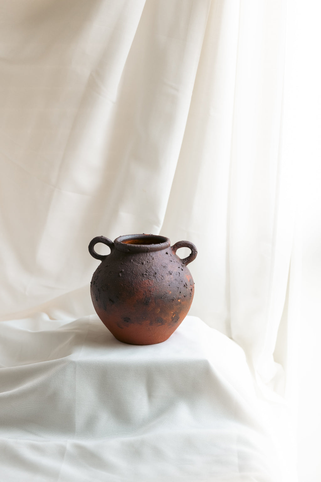 Black and Red Vase