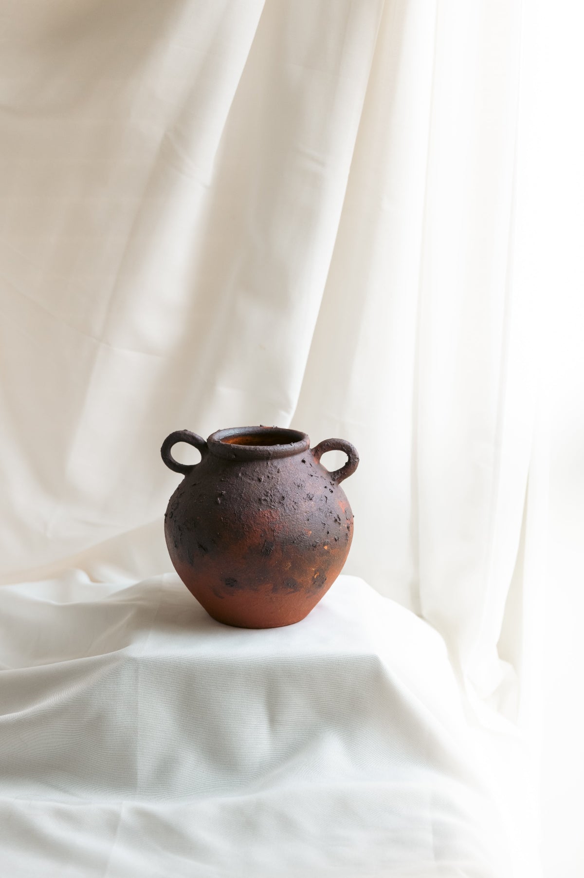 Black and Red Vase