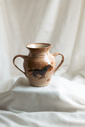 Handled Horse vase